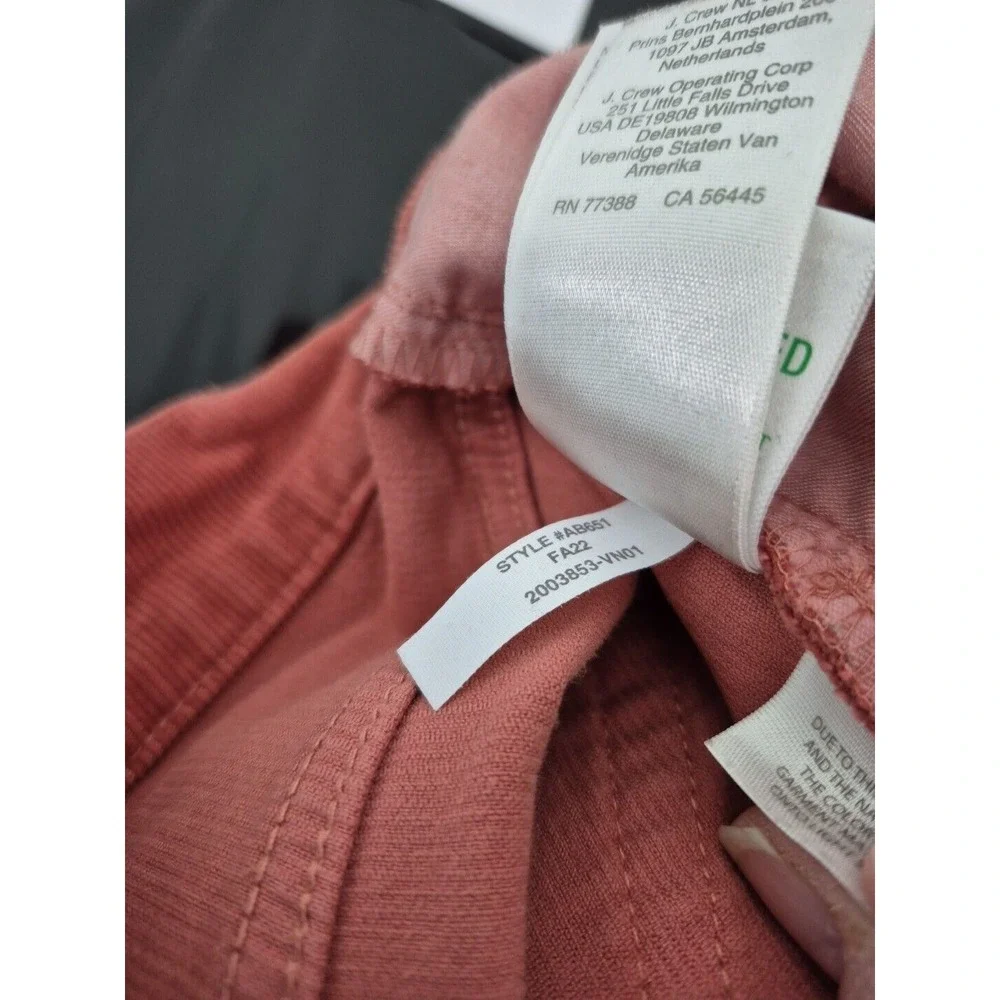 J Crew Pants Mens 34x27Act (T32) Orange‎ Corduroy Preppy Vintage Slim Chino